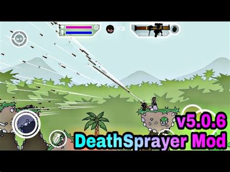 Mini Militia v5.0.6 death sprayer mod .